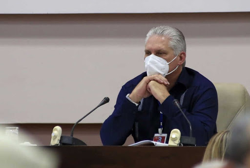 El Primer Secretario del Partido Comunista de Cuba y Presidente de la República, Miguel Díaz-Canel Bermúdez.