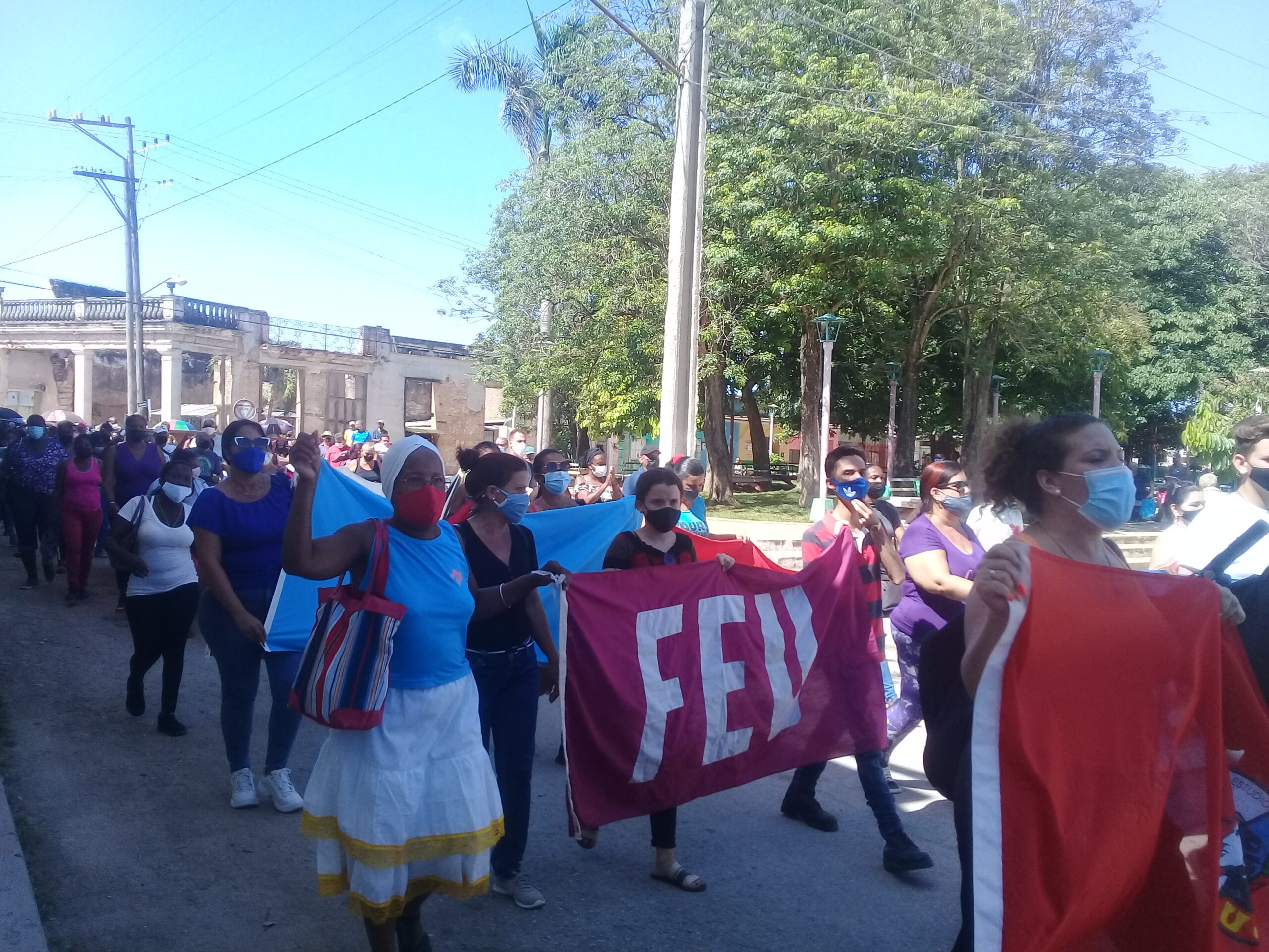 Total support in Mayabeque for the Revolution and Socialism.