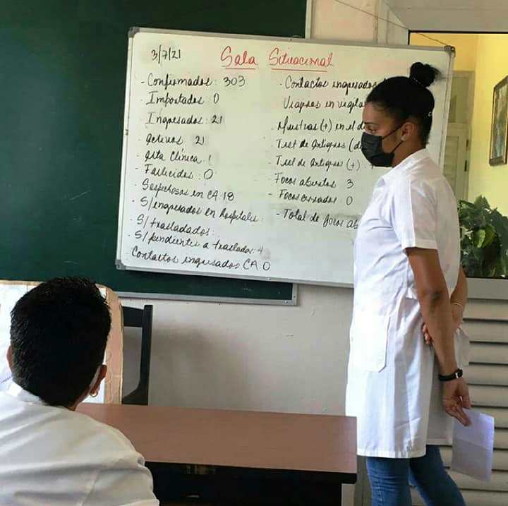 Zaily Gala Caraballo, doctora de Jaruco.