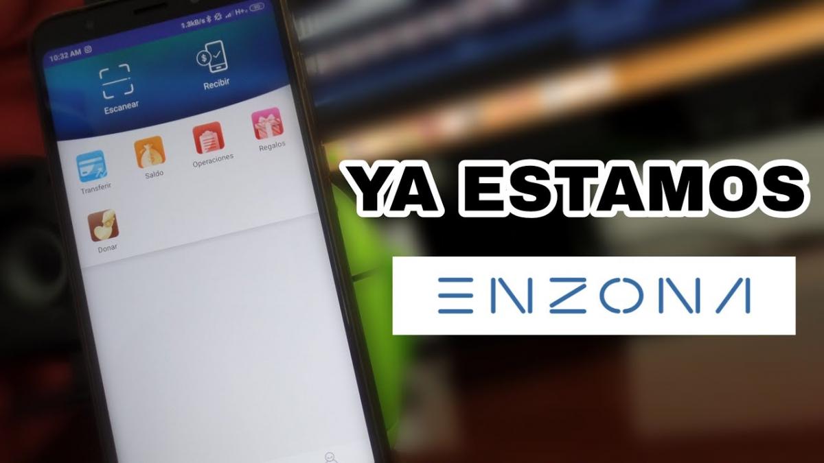 Electronic payment through the EnZona application.