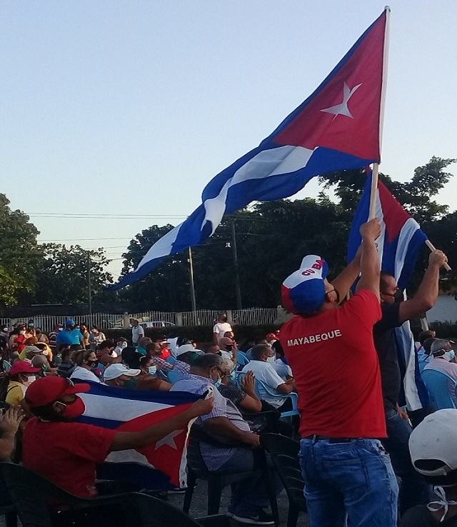 Mayabeque: reafirman la voluntad de defender a Cuba y sus conquistas.