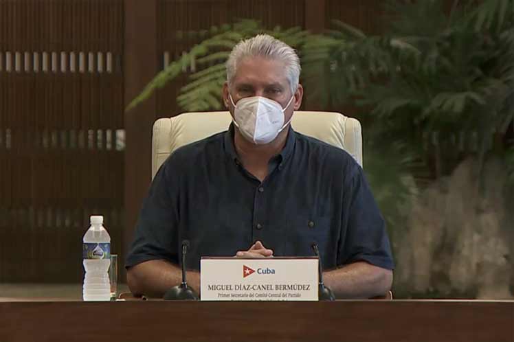 Presidente de Cuba comparece ahora en cadena nacional
