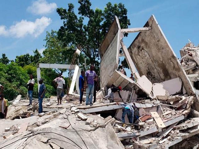 Crece el número de muertos en Haití tras terremoto.