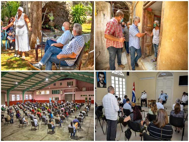 Intercambio con lideres comunitarios y ciudadanos.