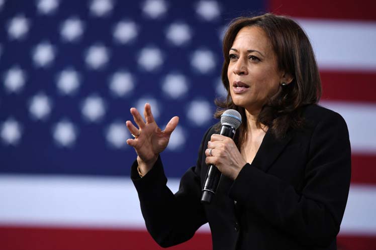 Kamala Harris, Vice President of the United States.