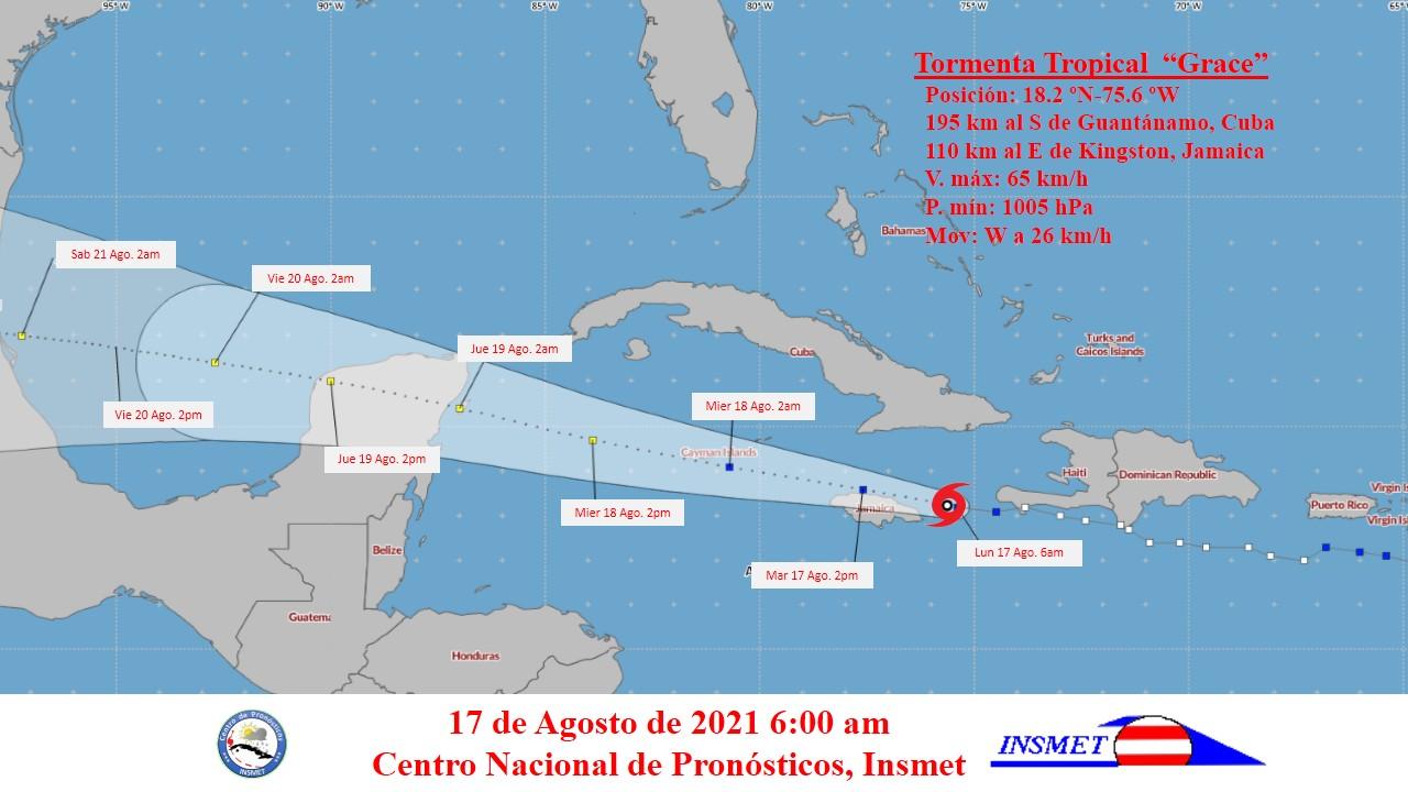 El tiempo hoy 17 de agosto en Cuba