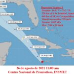 Ida algo más fuerte se aproxima al Occidente