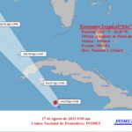 Ida continúa intensificándose y se aproxima a la Isla de la Juventud.