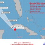 Ida se aproxima al sur de la provincia de Pinar del Río