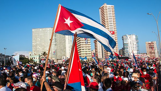 Acto de reafirmación revolucionaria en contra de los sucesos del 11 de julio.