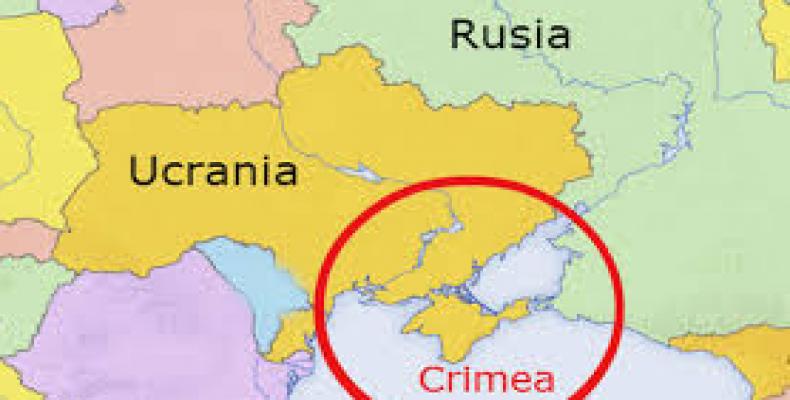 Rusia ratifica que la península de Crimea es parte de su territorio.