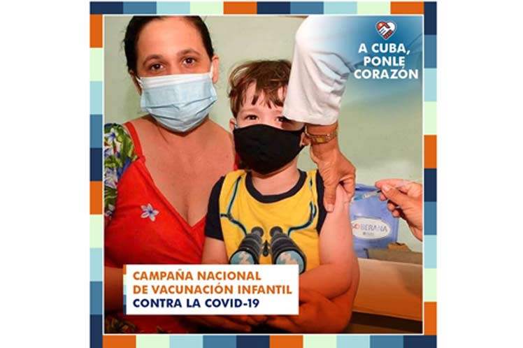 Díaz-Canel destaca avances de vacunación contra Covid-19.