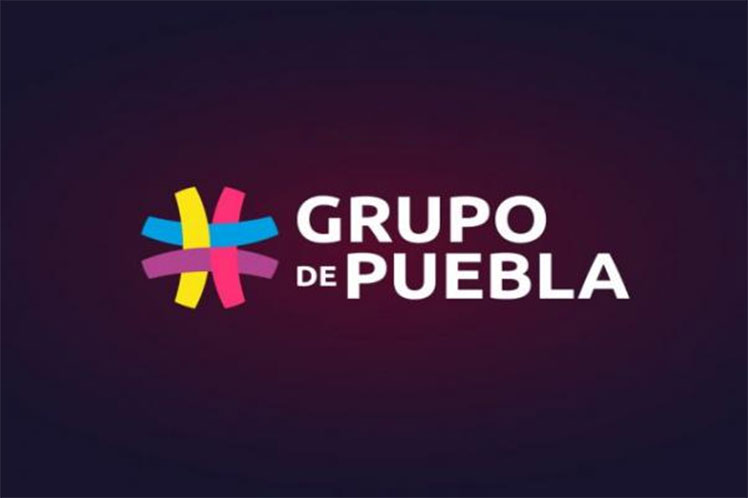 El Grupo de Puebla, mecanismo político que aglutina a 52 líderes progresistas de 16 países.