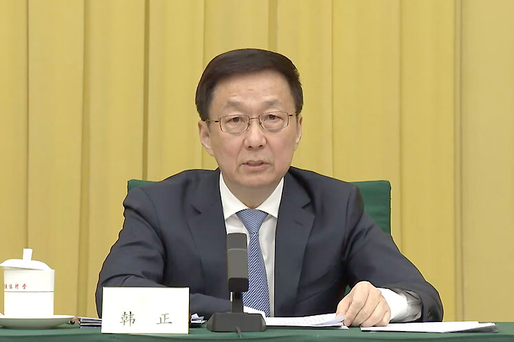 Viceprimer ministro chino, Han Zheng.
