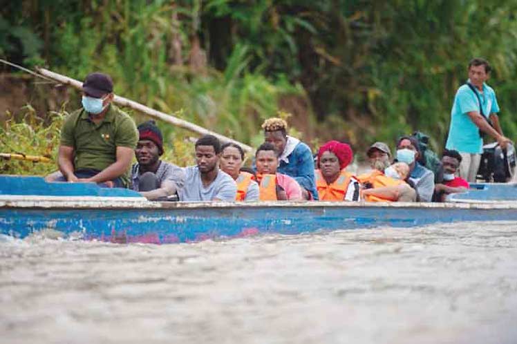 Crisis migratoria en frontera entre Colombia y Panamá.