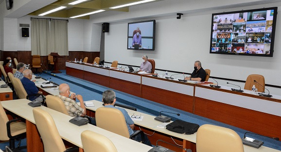 La reunión del Grupo Temporal de Trabajo del Gobierno prestó especial análisis al avance de la campaña de vacunación en Cuba.