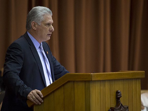 Miguel Díaz-Canel, Primer Secretario del Comité Central del Partido Comunista de Cuba y Presidente de la República.