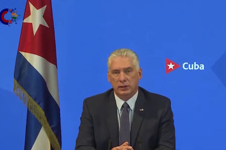 Presidente de Cuba defendió en ONU un mundo más justo y equitativo.