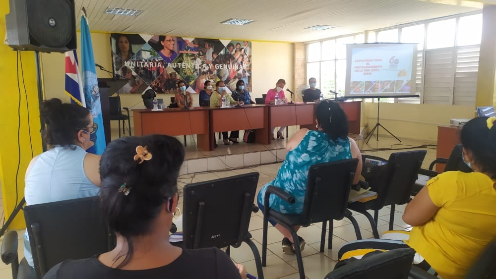 Presentan estrategia para fortalecimiento de la organización femenina en Mayabeque.