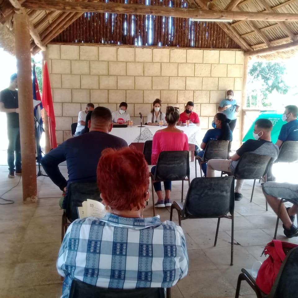 Peasant Youth Meeting in Melena del Sur.