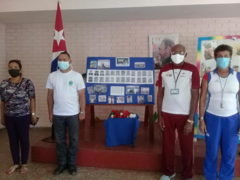 Movimiento deportivo en San José de Las Lajas rindió tributo a las víctimas del crimen de Barbados.