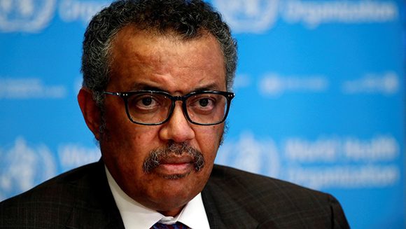 El director general de la Organización Mundial de la Salud (OMS), Tedros Adhanom.