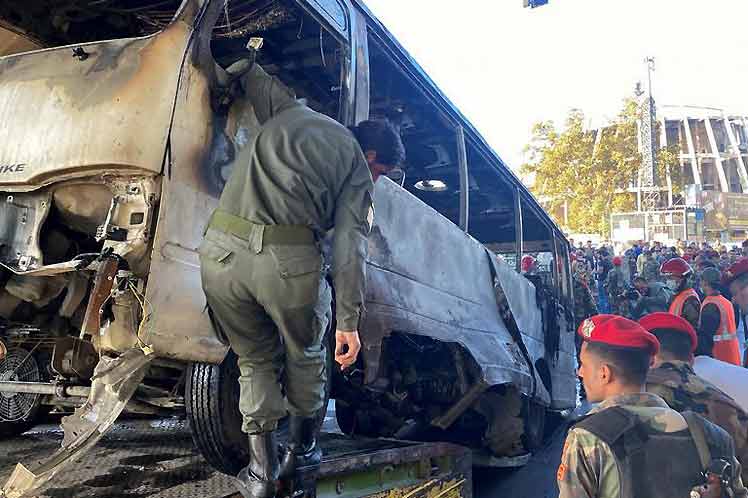 Siria reafirma voluntad de lucha antiterrorista pese a atentados