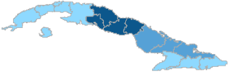 Lluvias y tormentas eléctricas en Cuba