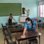 Trabajan educadores de Quivicán para reanudar curso escolar en noviembre.
