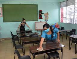 Trabajan educadores de Quivicán para reanudar curso escolar en noviembre.