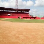 Entrance of students to the H&eacute;roes del Mayabeque Sports complex began today