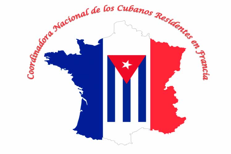 Cubanos en Francia condenan acción desestabilizadora contra su país.