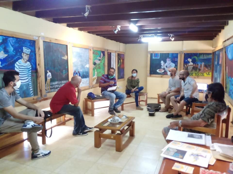 Meeting between poets and writers of the province.
