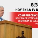 Díaz-Canel appears today on national television.