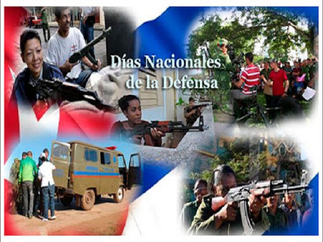Concluyó en Mayabeque Ejercicio Moncada y Día Nacional de la Defensa. Foto: Autora.