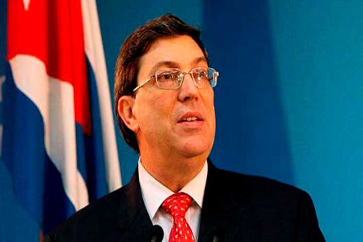 Bruno Rodríguez, canciller cubano.