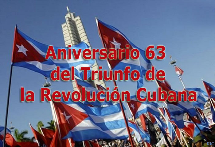 Celebran en Mayabeque aniversario 63 del triunfo de la Revolución.