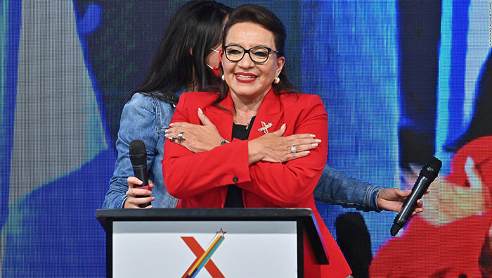 Xiomara Castro wins the majority of the municipalities in Honduras.