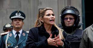 Expresidenta de facto de Bolivia, Jeanine Áñez. Foto: archivo
