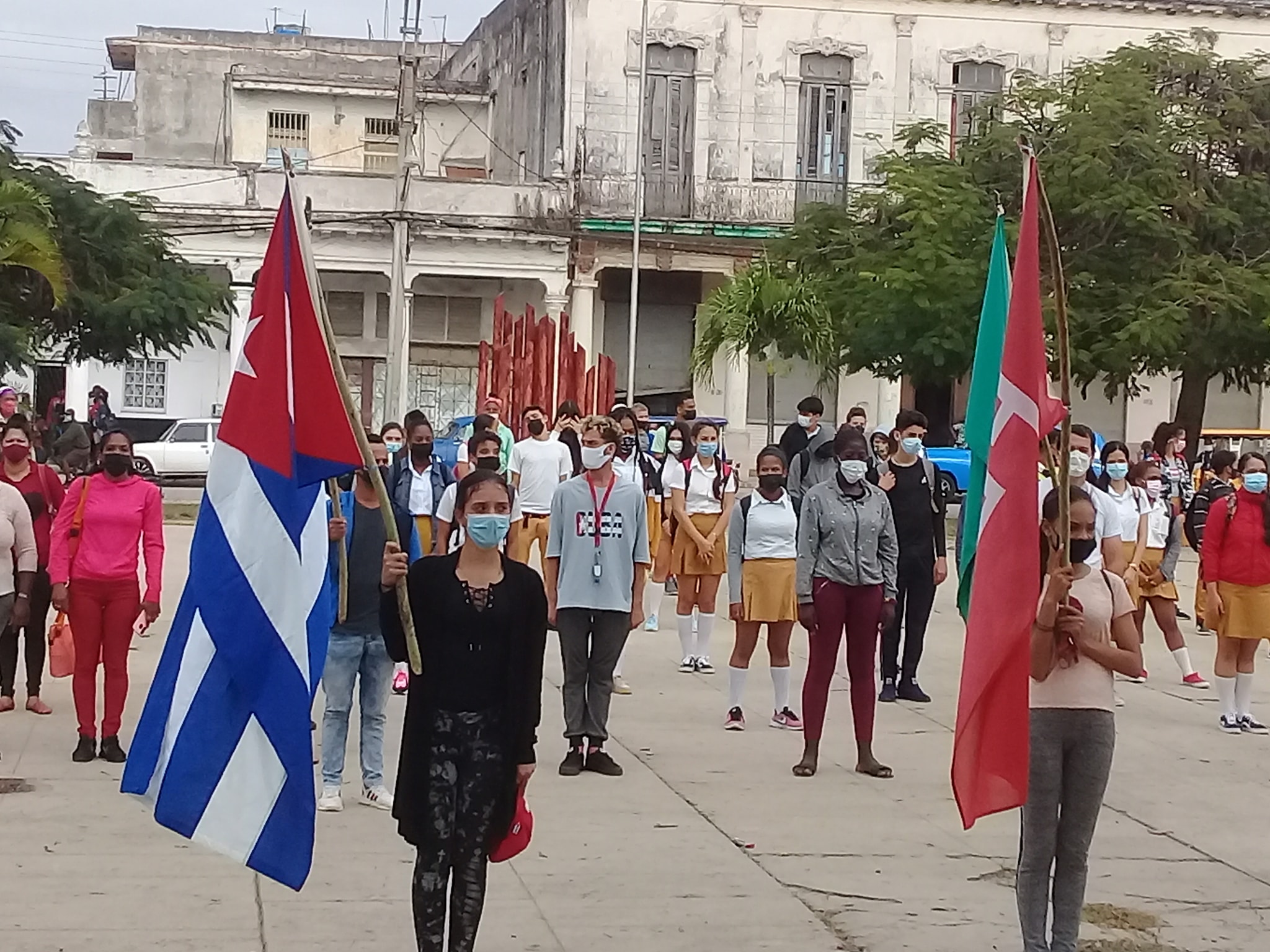 La caravana la integran jóvenes de todos los sectores. Foto: Facebook