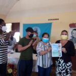 Intercambio de la secretaria general de la Federación de Mujeres Cubanas con federadas de Güines. Foto: Cortesía de la autora