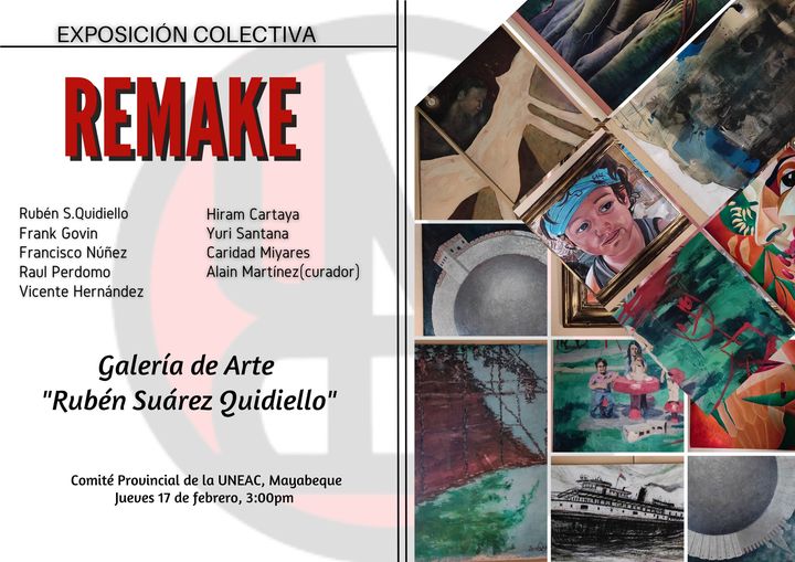 Inauguran exposición colectiva Remake en galería de Bejucal.