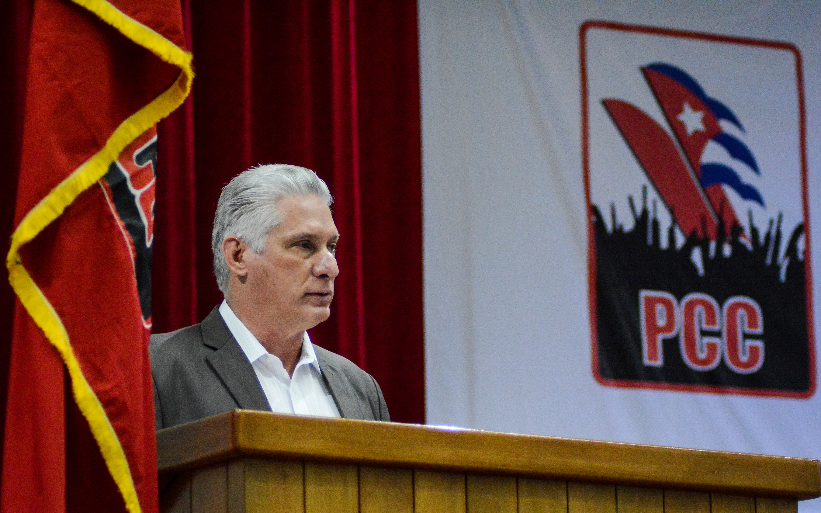 La reunión estuvo presidida por el presidente y primer secretario del Partido Comunista de Cuba Miguel Díaz-Canel.