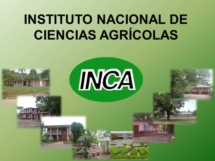 Instituto Nacional de Ciencias Agrícolas.