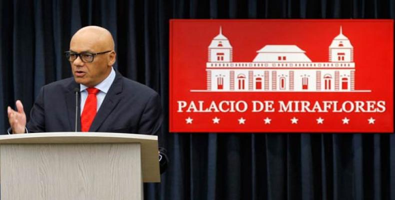 Presidente de la Asamblea Nacional de Venezuela, Jorge Rodríguez. Foto: Radio Habana Cuba