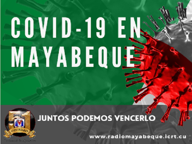 Mayabeque reporta 38 contagiados con la Covid-19.