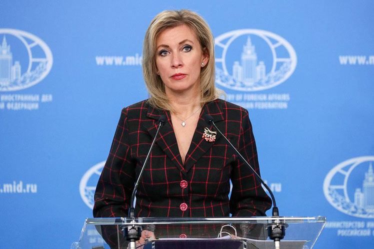 María Zajárova, spokesperson for the Russian Foreign Ministry.