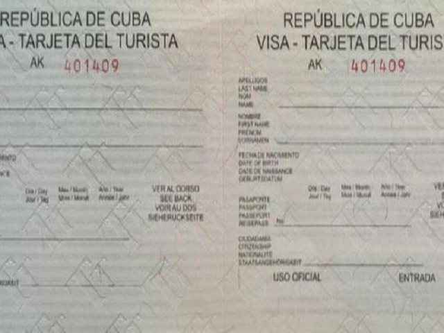 Anuncian servicio en línea para tramitar visas a Cuba.