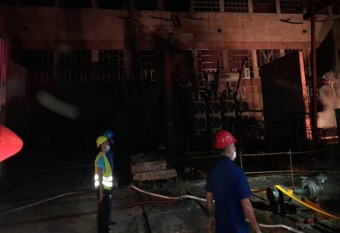 Chequean recuperación en la termoeléctrica del Mariel.