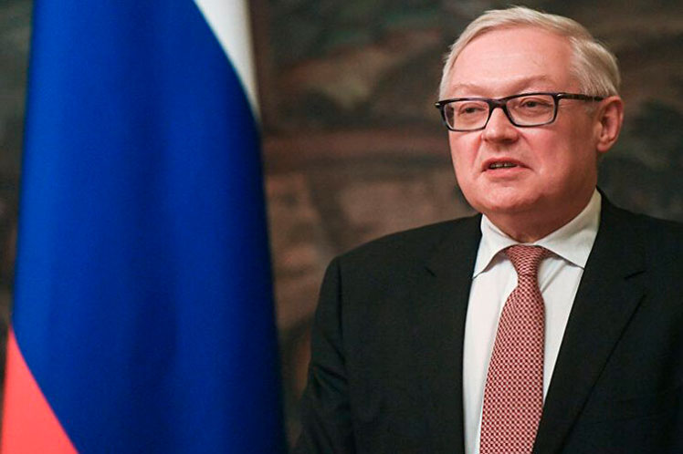 Viceministro de Asuntos Exteriores de Rusia, Serguéi Riabkov.